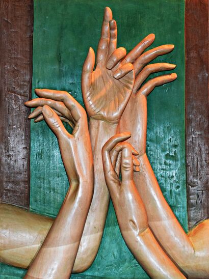The joy of life - a Sculpture & Installation Artowrk by Ntsalam